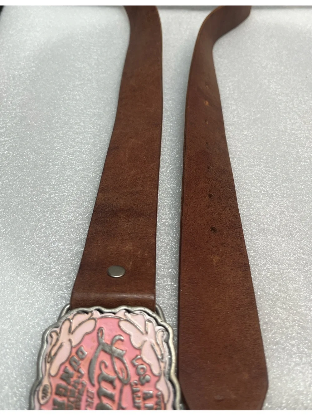 Lucky Brand Leather Belt Sz Medium - Picture 7 of 8
